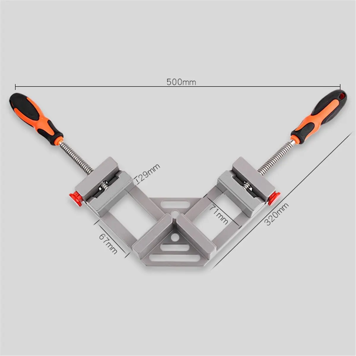 

2026 New Right Angle Clamp, Single Handle 90° Corner Clamp, Clamps for Adjustable Swing Jaw, Woodworking Tools Vise Holder