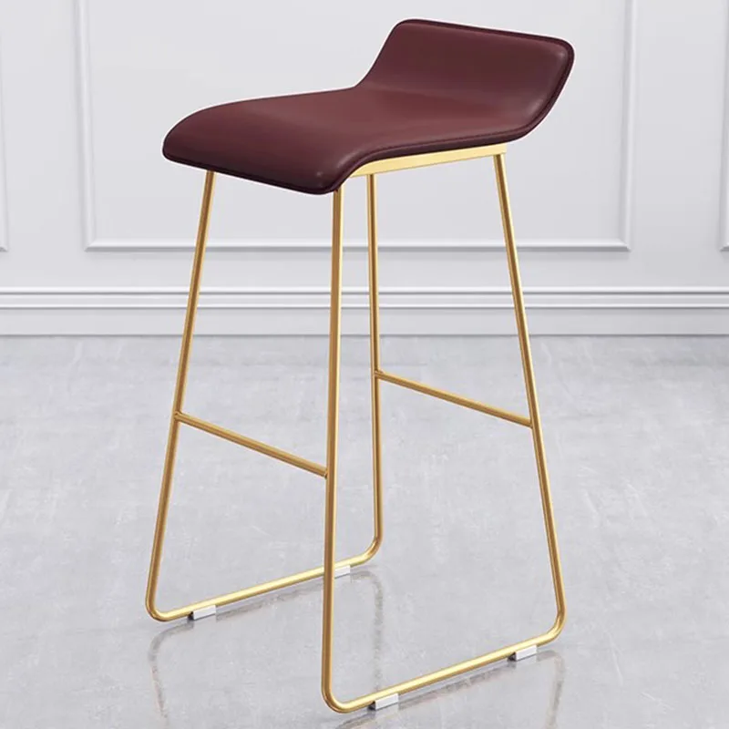 مقاعد مريحة من الألومنيوم لغرفة النوم بسيطة وشرفة معدنية ومقاعد للبار للمطاعم الحديثة أثاث صالون Sillas Para Comedor