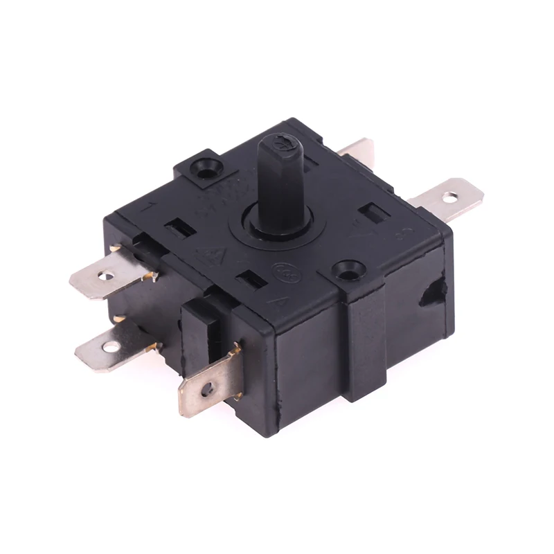 3/5 Pin 2/4 Position Rotary Switch Selector AC 250V 16A Radiator For Electric Room Heater