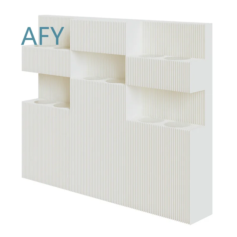 Commercial Storage Rack for Office Furniture Background Wall Exhibition Cabinet Screen Partition for Retail Store Workspace