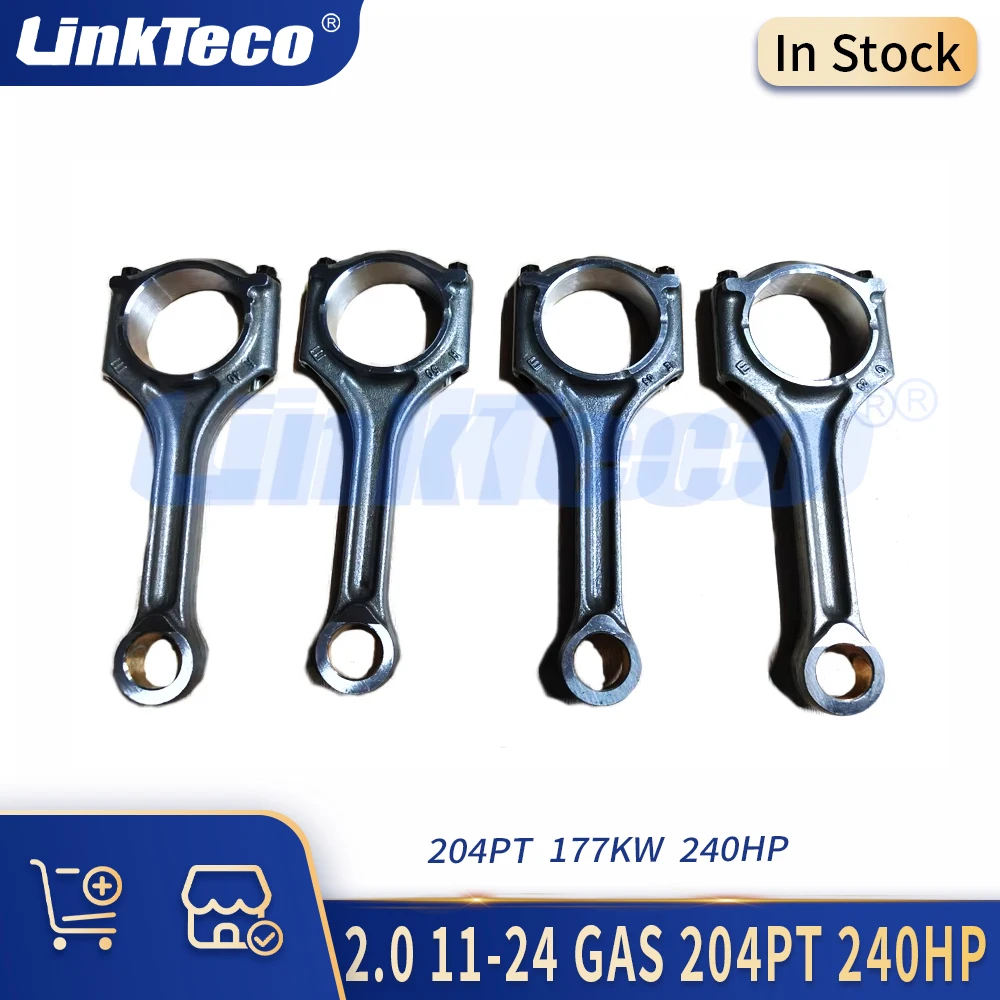 

4pcs Engine Parts Connecting Rod Fit 2.0 T 240HP 204PT GAS 11-24 For Land Rover RANGE ROVER Discovery LR2 JAGUAR XE XF XJ