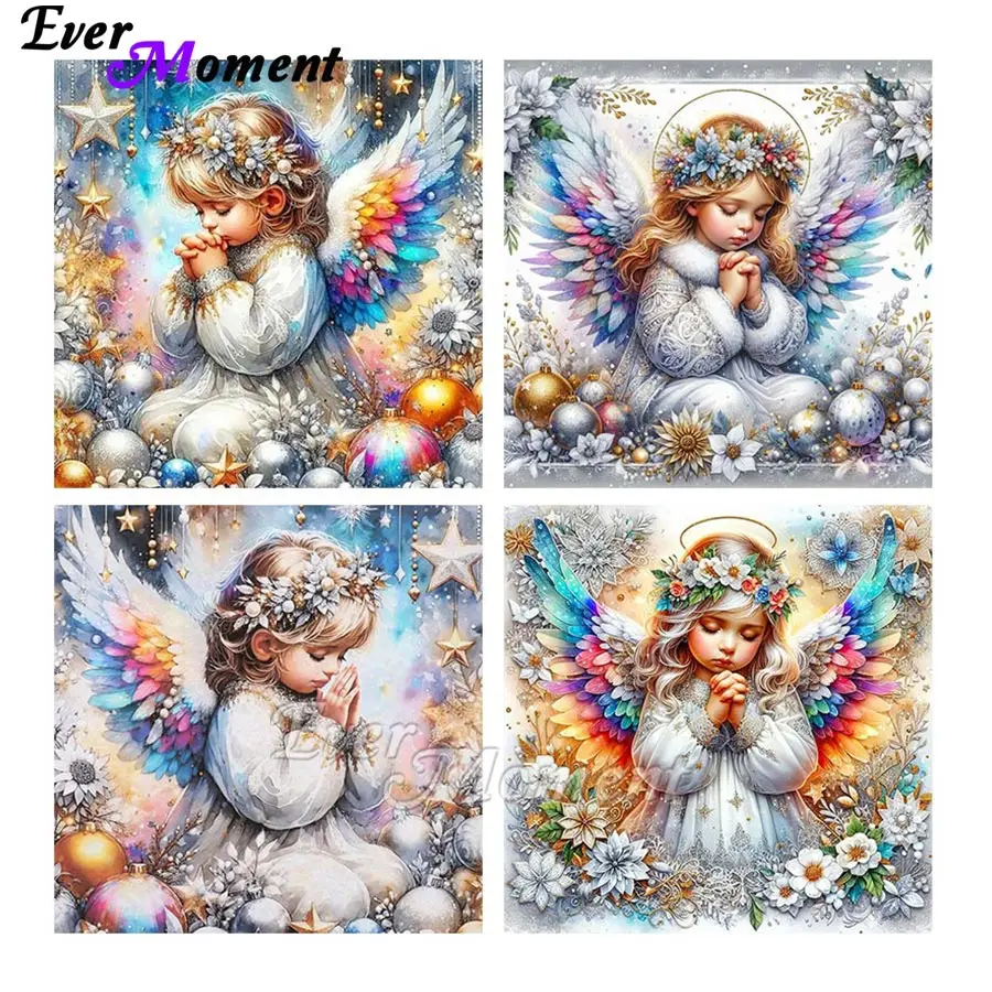 

Ever Moment 5D алмазная живопись молится девушка милый ангел настенные украшения для дома роскошные ASF2847