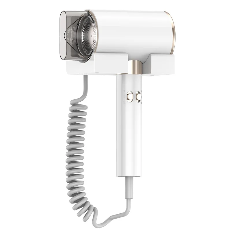 Hotel Special Hair Dryer 2400W Super Power Quick Drying Blue Hair Protection Wall-Mounted Perforation Free Home/Hotel Blower