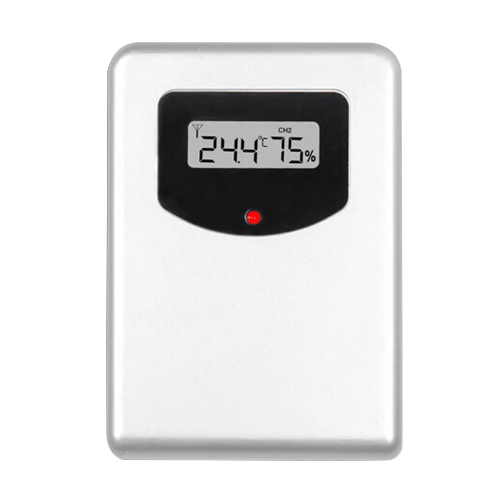 Digital Wireless Thermometer Sensor Forecast Temperature Wall-mounted or Desktop Brackets Practical Humidity Remote Indoor