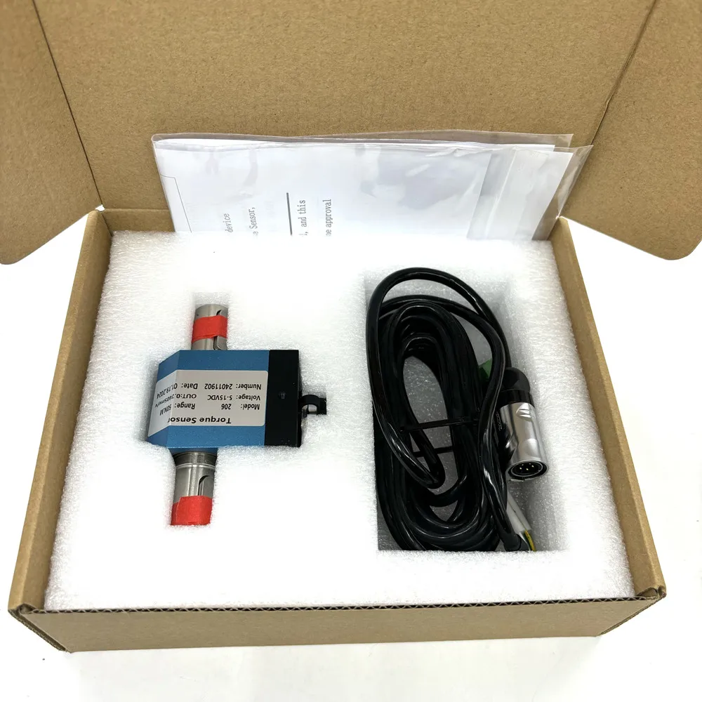 Dynamic rotating torque measuring DYN-206-50N.m 5 10 20 50 100 200 500 N.m torque Sensor CALT