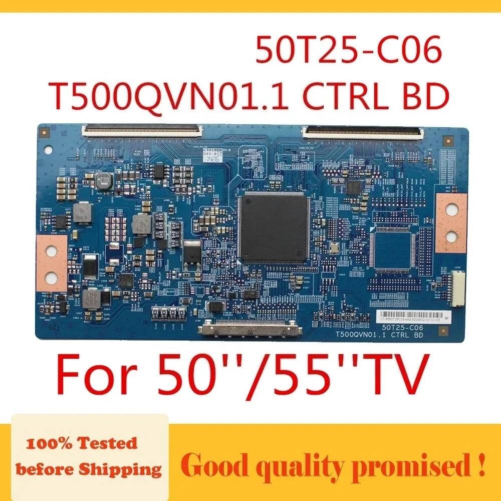 Tarjeta de Control T500QVN01.1 CTRL BD 50T25-C06 para TV de 50/55 Pulgadas, Tarjeta T-con, Tarjeta Lógica, Producto Original
