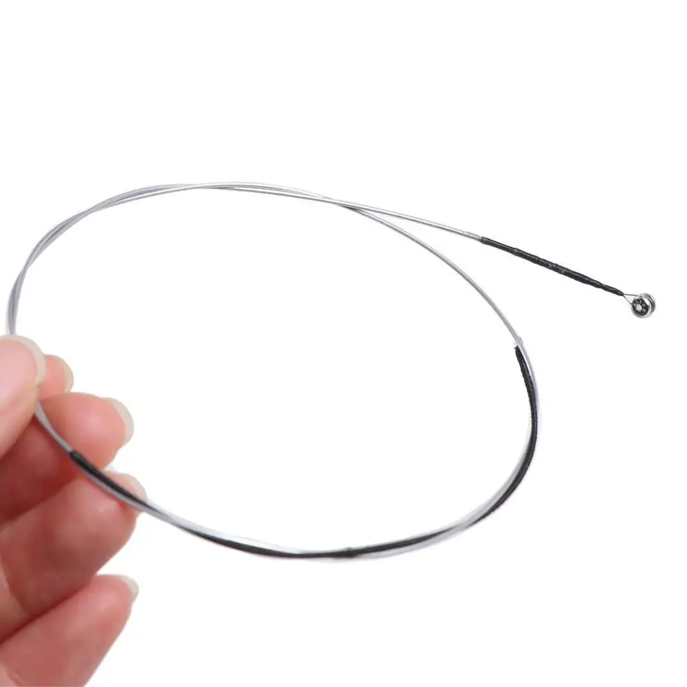 Picture 4: 4/4 3/4 1/2 1/4 1/8 A703 Violin Strings Replacement Nickel String Fiddle String Winding E A D G Strings Violin Strings Concert