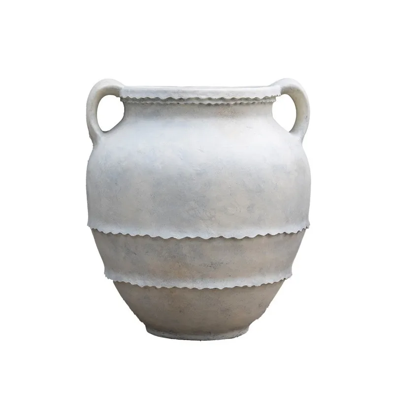 Flower pot Extra large cement flower pot Floor to ceiling Outdoor courtyard Tree green plant flower pot