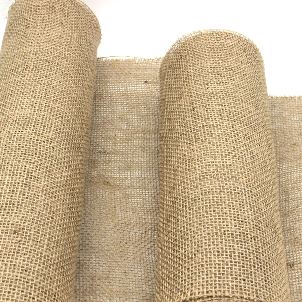 

10M 35Cm Jute Burlap Ribbon Rustic Wedding Belt For Diy Crafts Home Decoration Hessian Fabric Supplies Handicraft Tools
