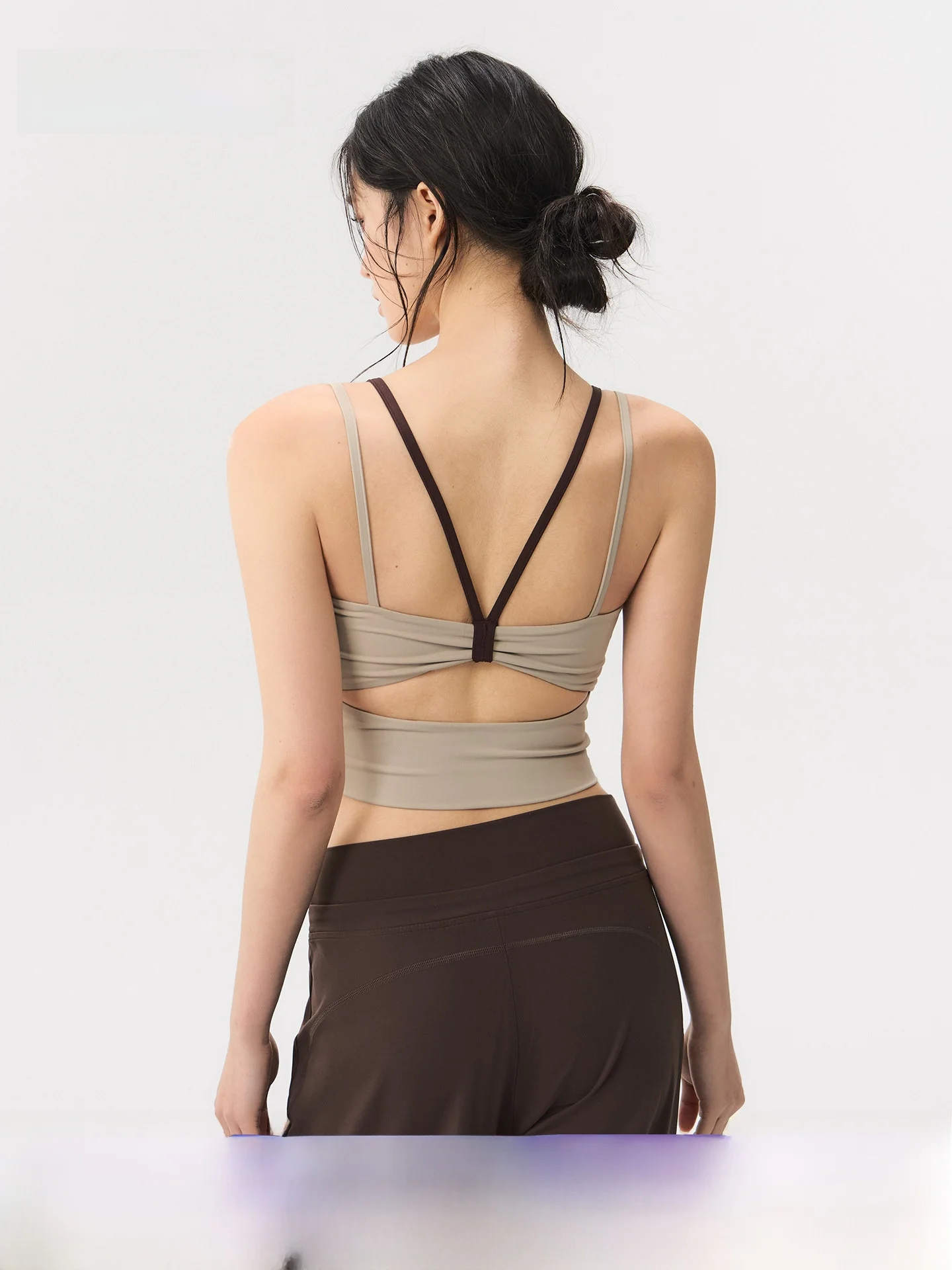 

Girls' Sports Underwear One-Piece Shockproof Yoga Vest Running Training Bra Breathable Quick-Dry Seamless Fitness Clothing