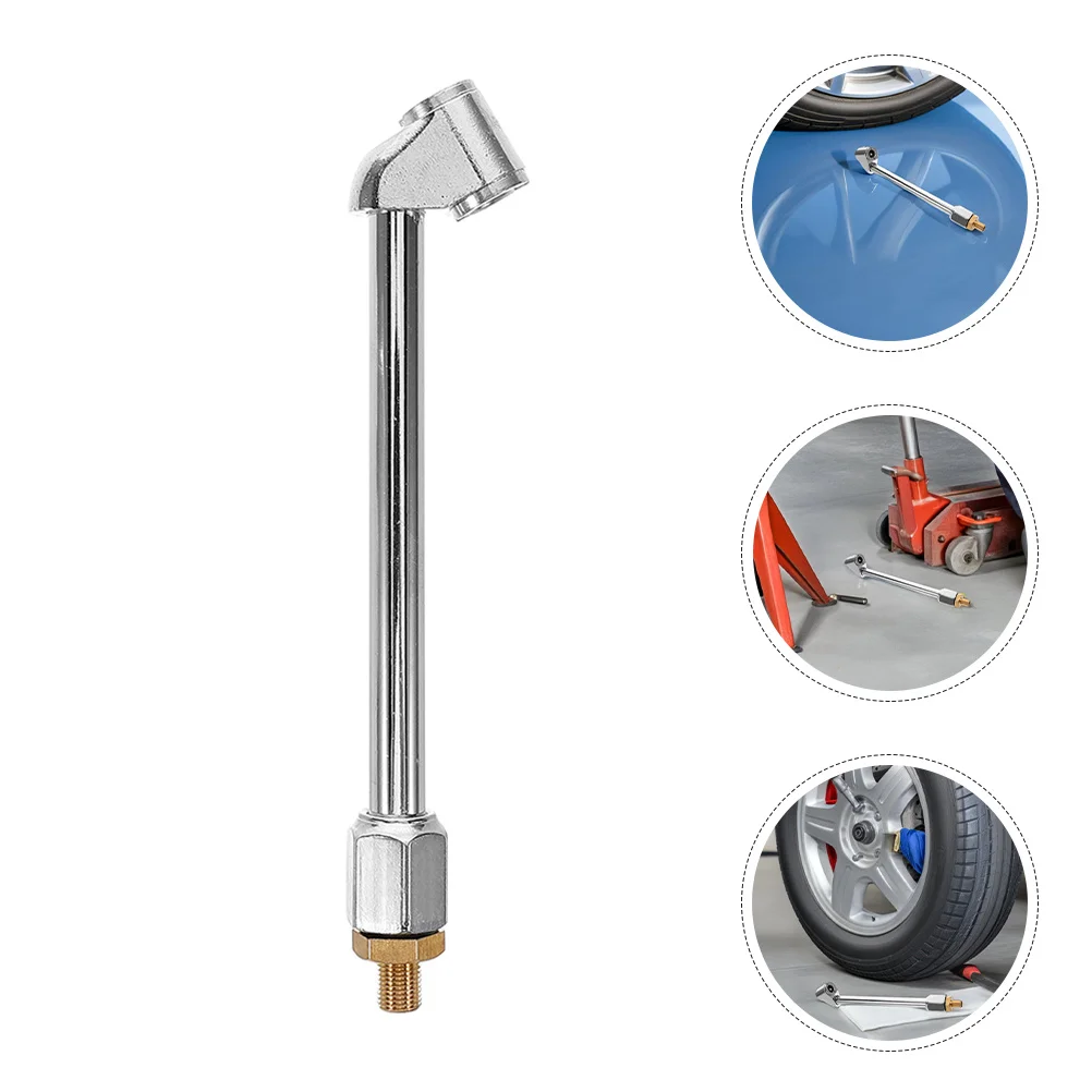 

3pcs Tire Pump Replacement Air Chuck Female Connector For Car Bike Motorcycle Inflation Quick Connect Air Nozzle Extension