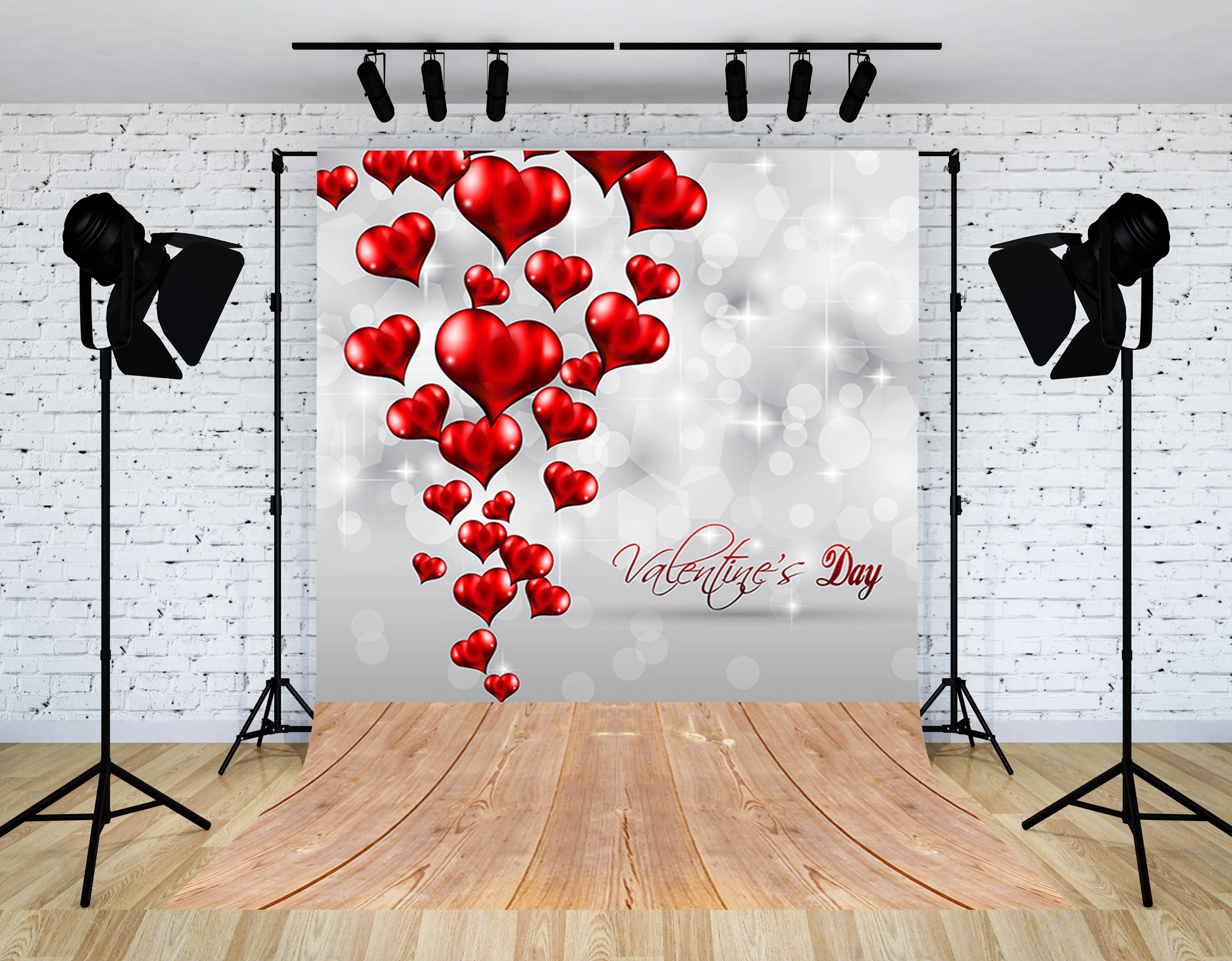 

SHENGYONGBAO Landscape Tracery Wall Valentine's Day Homemade Flooring Background Photos and Newborns Photography VT-35