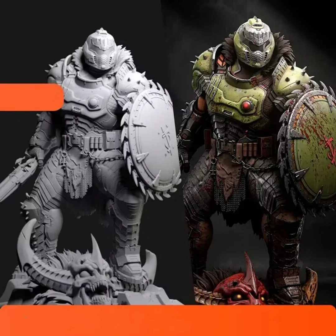 1-24-スケール樹脂フィギュア破壊戦士デュムゲイ組み立てモデルキット未組立未塗装-3d-像おもちゃ