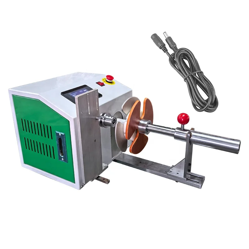 

EW-2085 Semi-Automatic Coil Wire Winding Machine Flexible Cable Manufacturing Equipment With Twisted Headphone Wire Winder