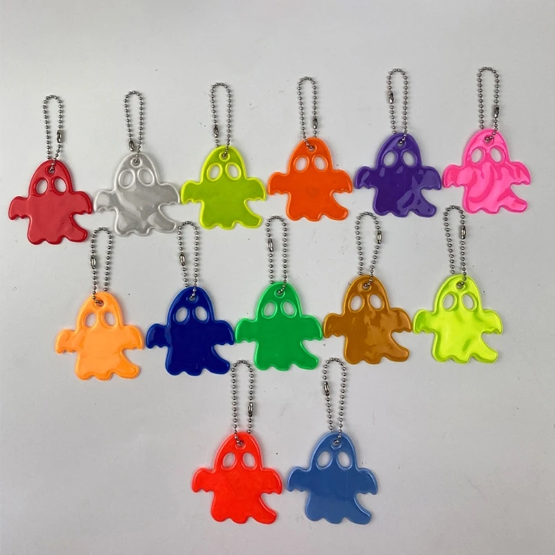 Reflective Pendant Safety Reflectors Gear Safe Reflector Keychain Drop Shipping