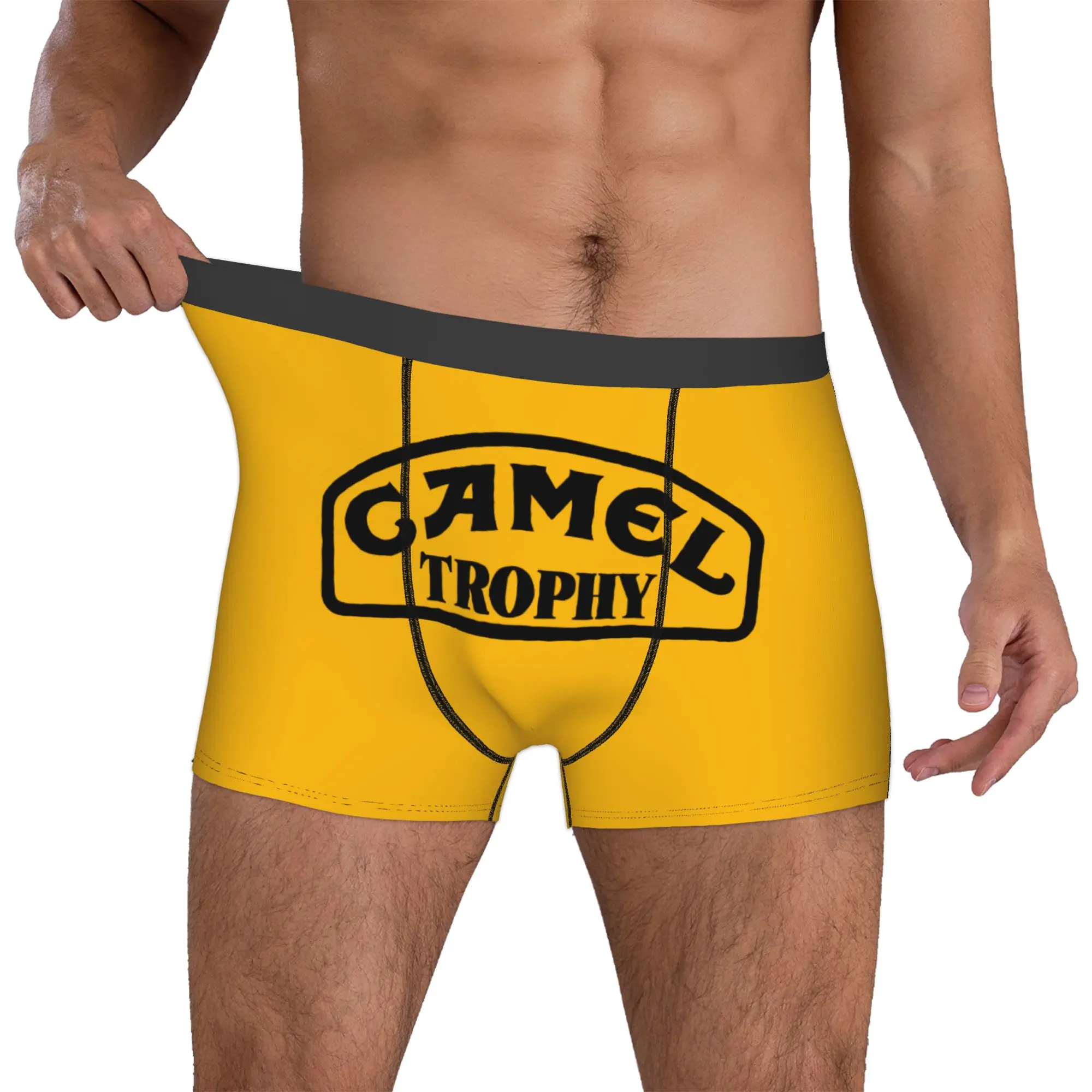 

Camel Trophy Logo Underwear Men Printed Boxer Briefs Shorts Panties Breathable Underpants
