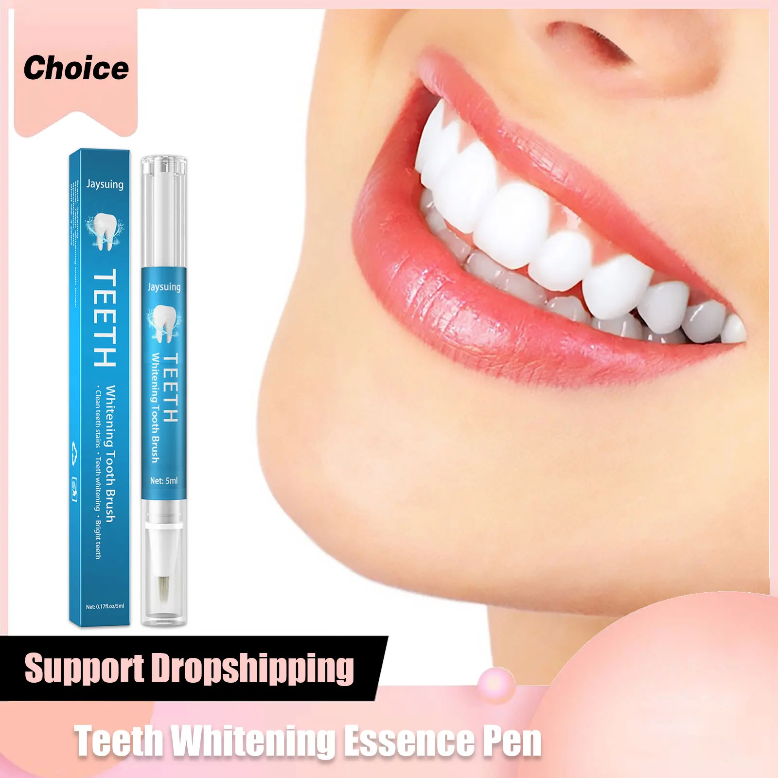 

Teeth Whitening Essence Pen Tooth Brightening Gel Remove Stains No Sensitivity Whitener Bleach Oral Hygiene Teeth Cleaning Serum