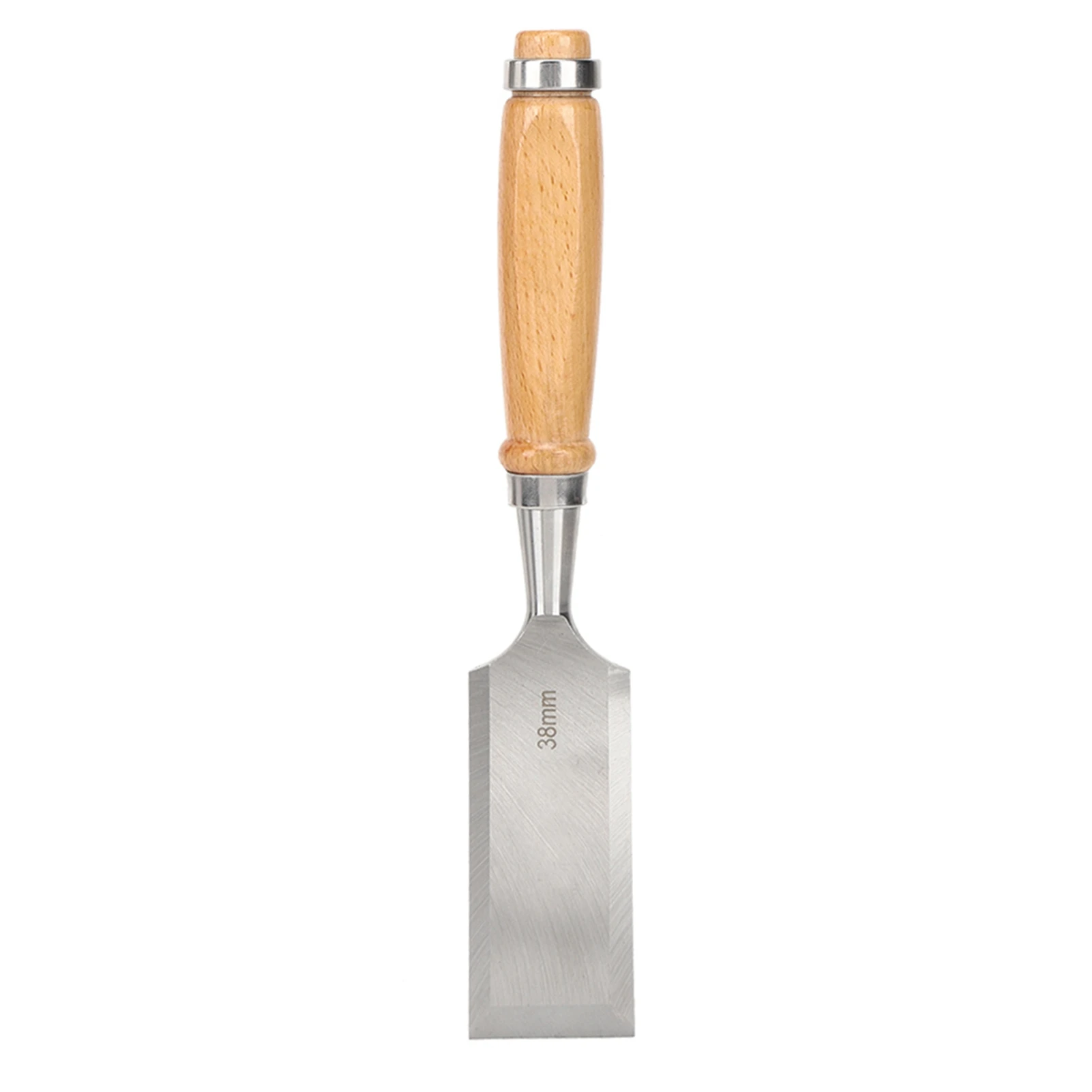 

Flat Chisel Woodworking Tool Wooden Handle Hardware Tools Industrial Accessory Cr-V 38mm for Wood Carving Furniture Making Use