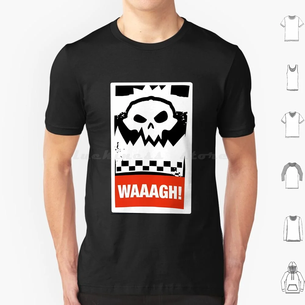 Ork Waaagh Wargaming Meme T Shirt Big Size 100% Cotton 40000 Table Top Game Gaming Wargaming Orks Ork Evil Suns Evilsuns