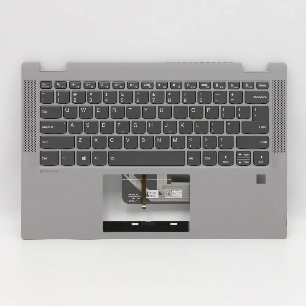 

New and Original for Lenovo ideapad Flex 5-14IIL05 5-14ARE05 5-14ITL05 Backlight Palmrest Cover W/FP hole 5CB0Y85363
