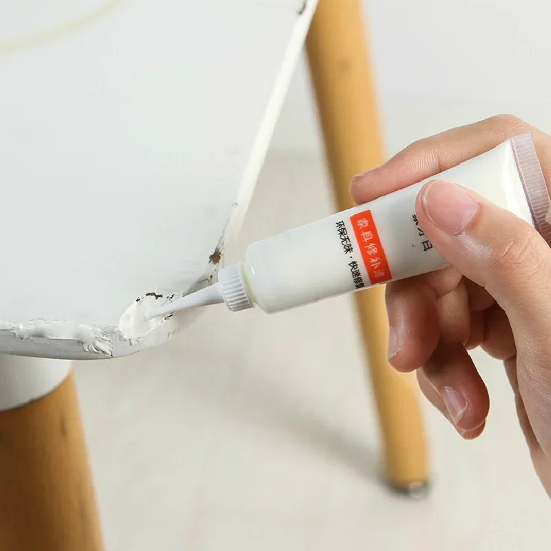 Kit di ritocco per mobili in legno riparazione di vernice per mobili stucco per incollare il pavimento della porta riparazione di graffi sul pavimento in pasta