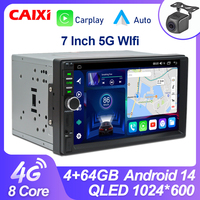 CAIXI Universal Radio 2Din Android 14 Car Multimedia Carplay Autoradio gps For toyota Nissan Jeep Hyundai Kia Chevrolet VW Fiat