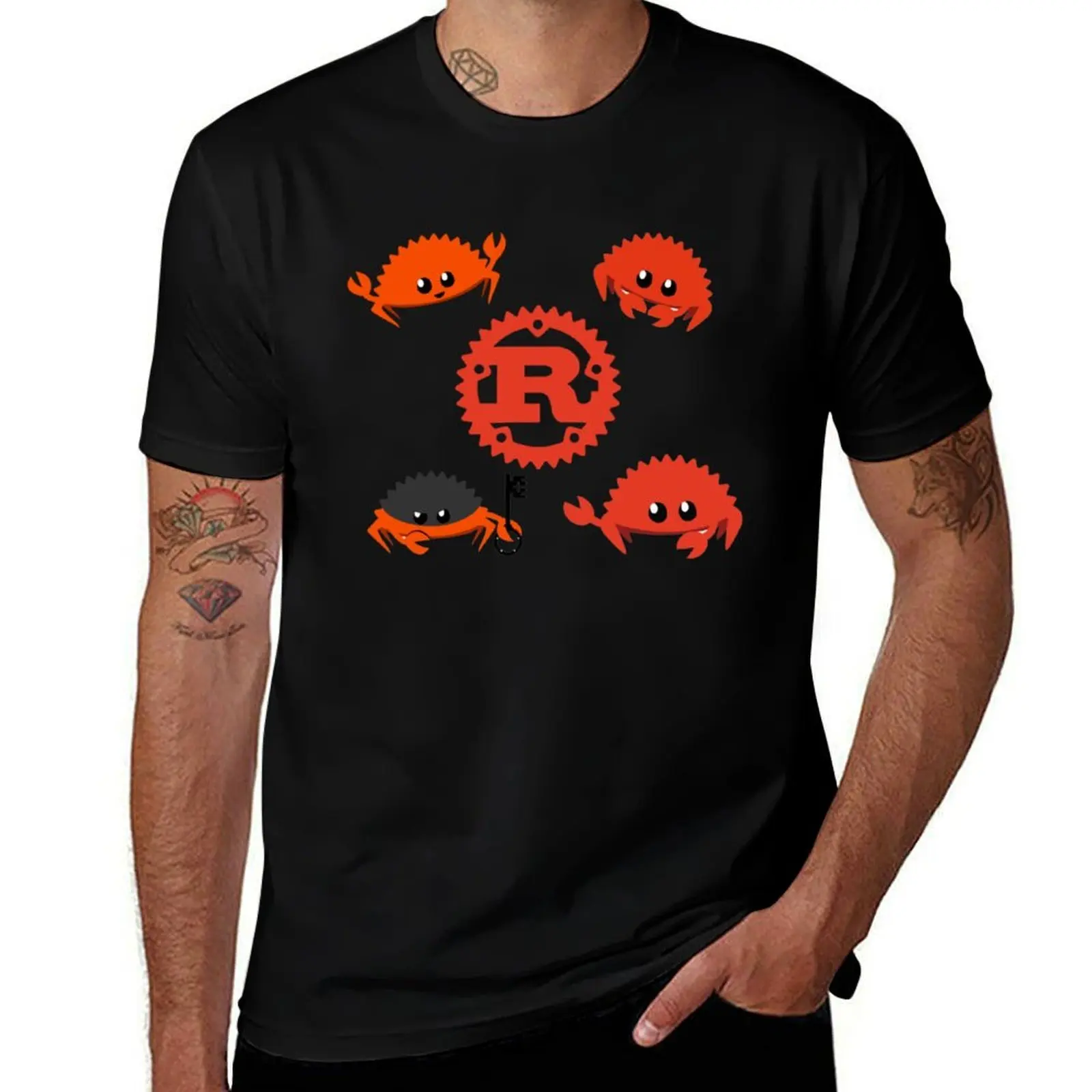 Rust lang Merch Gift for rust language lovers T-Shirt Gym Exercise Short Sleeve T-Shirt