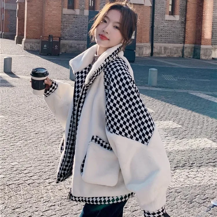 

Lamb Wool Jacket Girls Woman Batwing Sleeve Fit Wide Joint Dimension Broad Connection Measure Large Junction Size Extensive Link