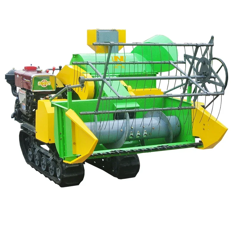 Miniature rice harvester small automatic paddy field dryland