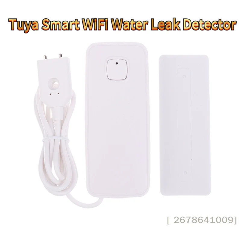 

Smart Water Leak Detector with 85dB Local Alarm WiFi Flood Sensor Remote APP Alert, Home Water Protection Monitor〔YY33〕