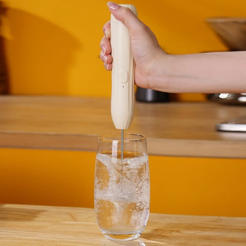 Electric Frother Wand Handheld Foam Maker Milk Coffee Hot Chocolate Whisk Drink Mixer For Home Use