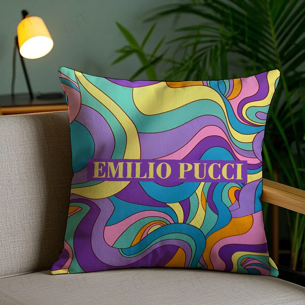 

Наволочка E-Emilio Pucci, противоклещевая, с невидимой молнией, из шелковистого короткого плюша, чехол для диванной подушки