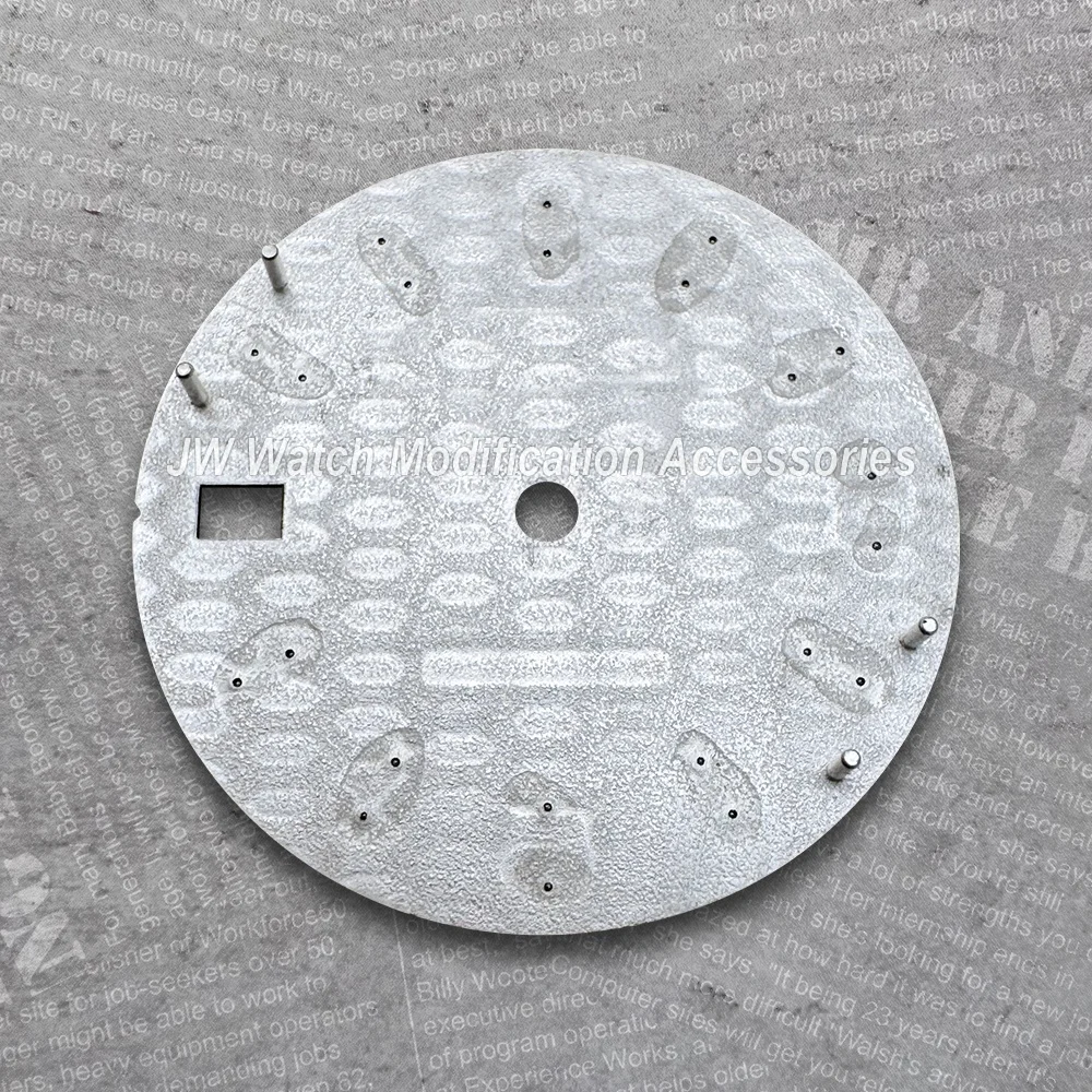 28.5 مللي متر S شعار نمط جديد الغوص الهاتفي ل NH35 الحركة اليابانية الجليد الأزرق مضيئة ساعة عالية الجودة تعديل الملحقات