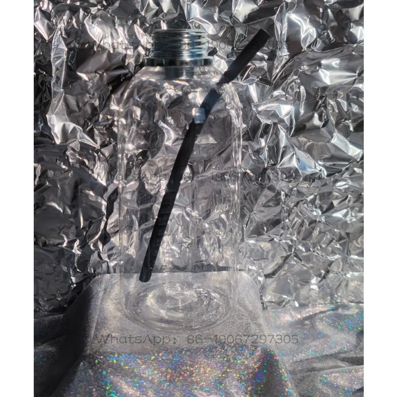 Transparent 1L Negative Pressure Bottle Breathing Control Accessories Metal Connector Mask