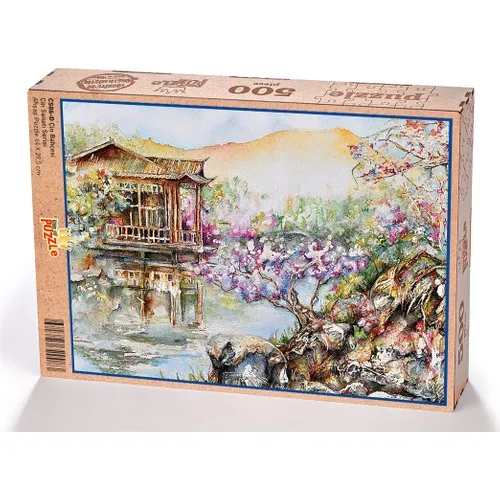 King Of Puzzle Chinese Garden Wooden Puzzle 500 Parts