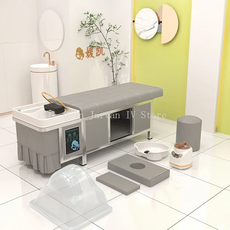 

Lava Heads Салон красоты Спа Шампунь Кровать Стул Чаша Макияж Профессиональная голова Массажная вода Полный салон красоты Мытье