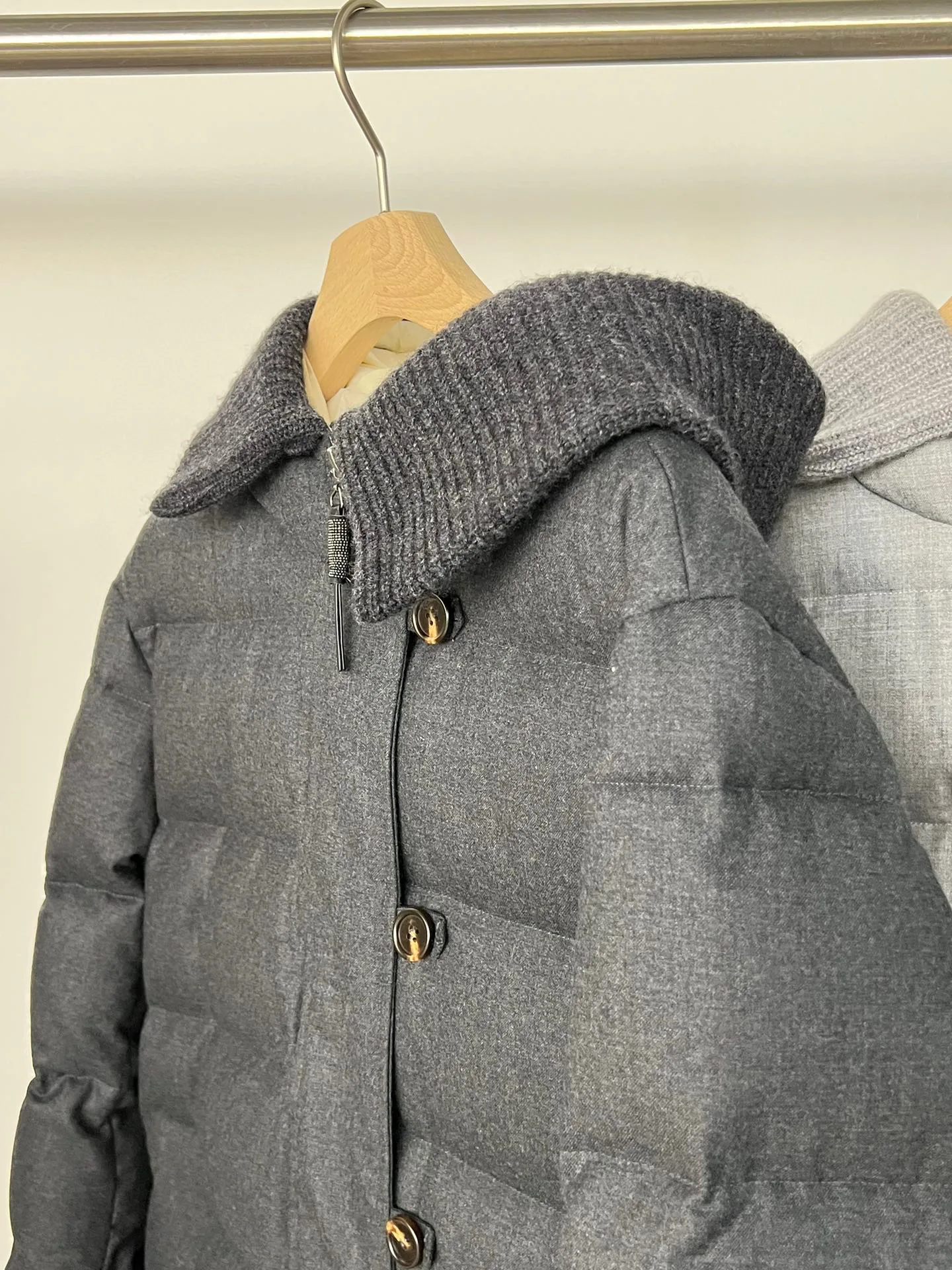 Worsted hiqh quality down coat