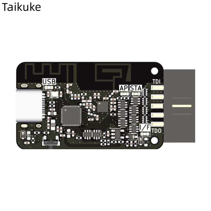 Wireless Debugger Simulator, High-speed CMSIS-DAP Serial Port Wifi6 5GHz Interference Free Second-generation