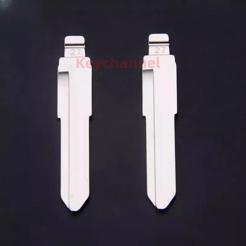 10pcs Universal Car Flip Key Blade MZ31 MAZ24R MAZ-11D KD Key Blank 27# MAZ13 for Mazda M2 M3 M5 M6 M8  for KEYDIY VVDI Remote