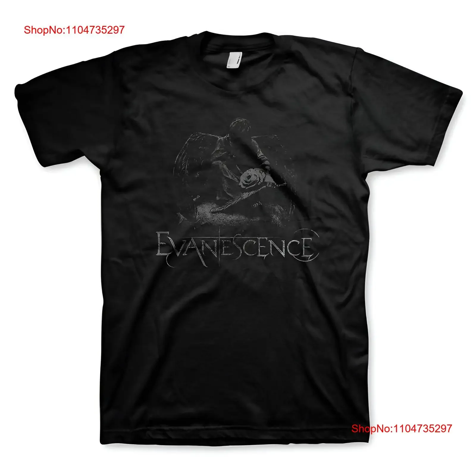 Authentic Evanescence Angel Statue T Shirt S M L XL 2XL NEW vintage Washed Stylish Top For Everyday Wear Versatile Stretched