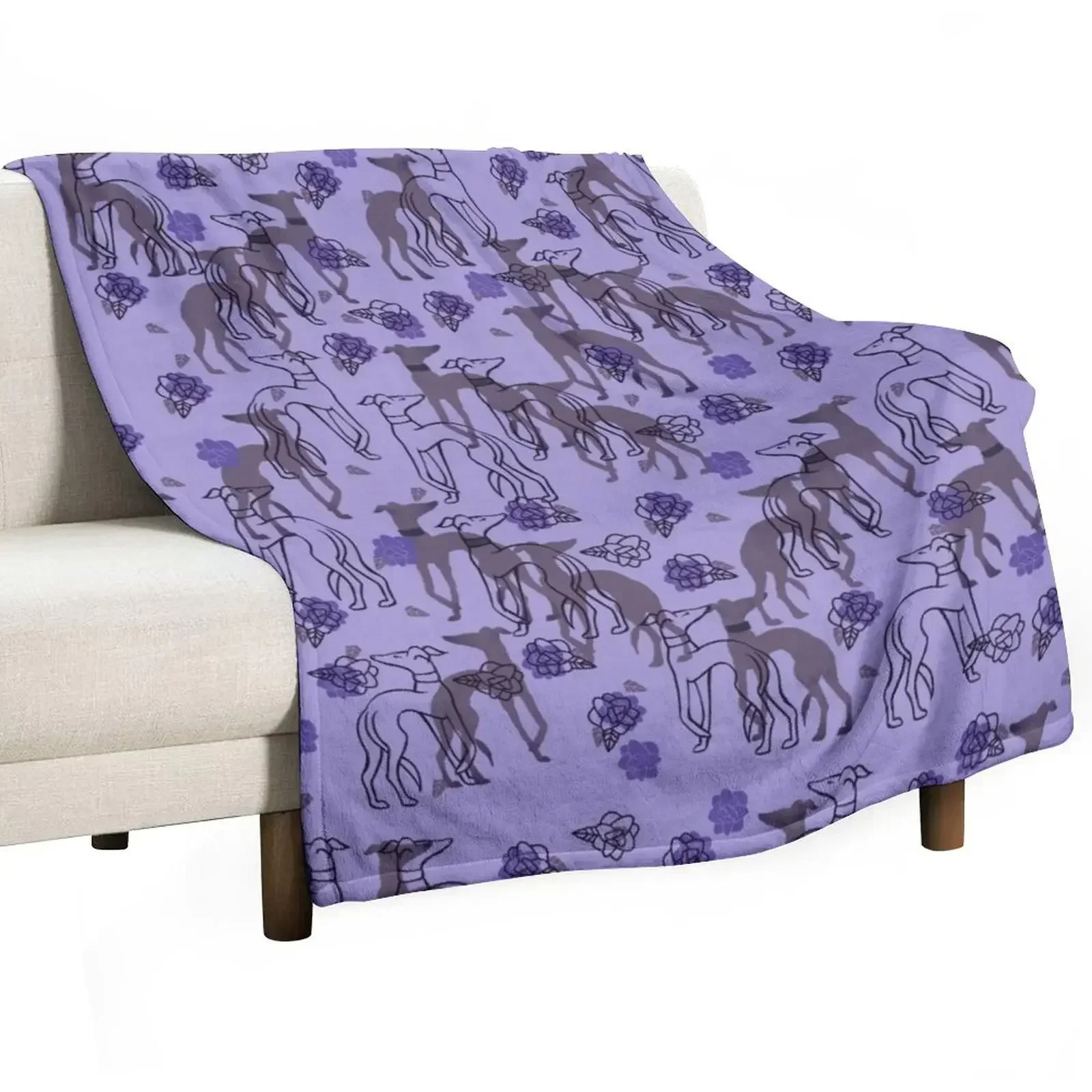 Greyhounds Everywhere Throw Blanket Designers Hairy Multi-Purpose Luxury Sleeping Bag Tourist Blankets
