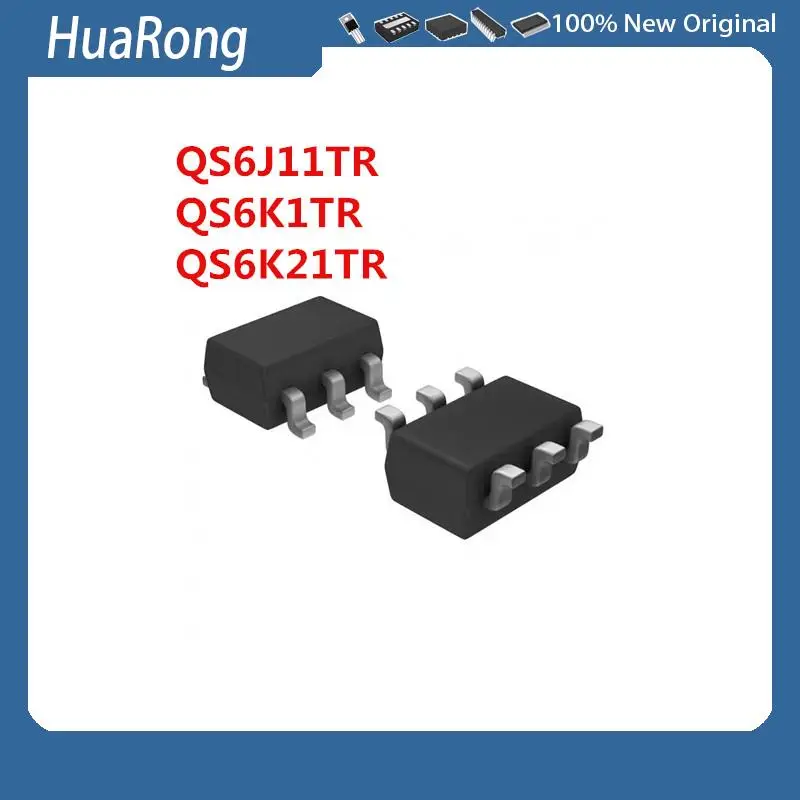 100Pcs/Lot  QS6J11TR QS6K1TR QS6K21TR  SOT-23-6