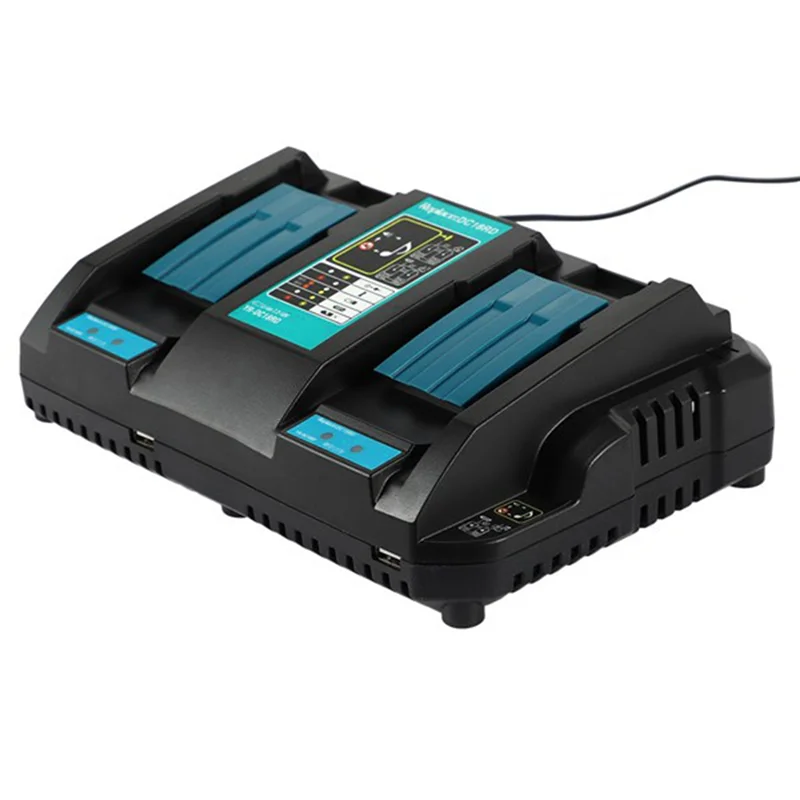 

TKOH-Li- Fast Battery Charger Alternative Dual Charger BL1415 Dual Charger Lithium Battery Charger Withusb EU P