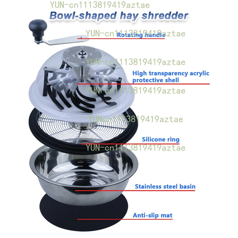16 Inch Hydroponic Leaf Bowl Trimmer Twisted Spin Cut Plant Bud Leaf Grass Trimmer
