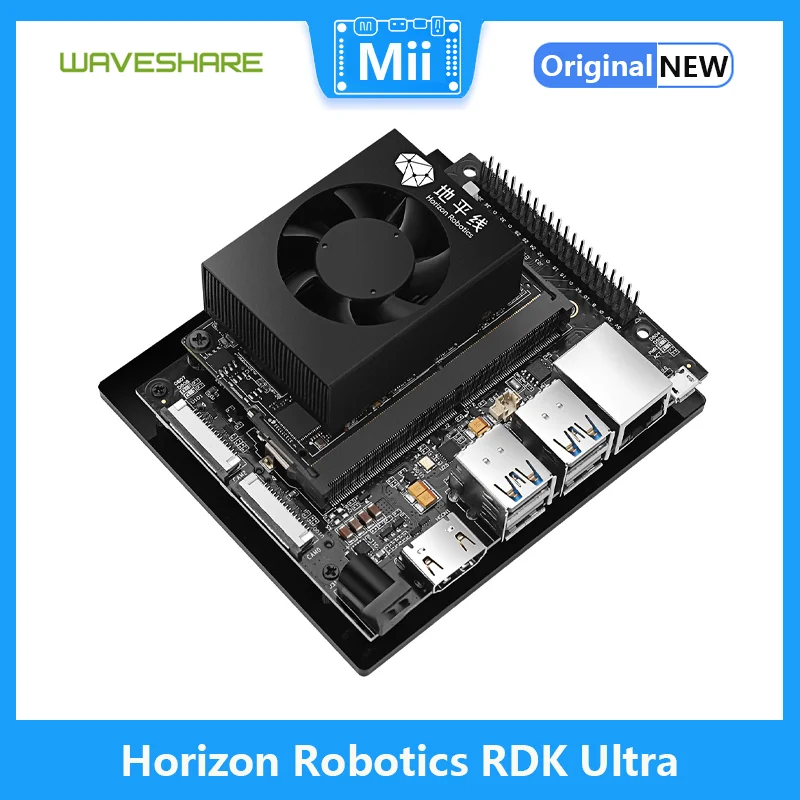 RDK-Conselho de Desenvolvimento Ultra Horizon Robotics, Kit de Desenvolvedor AI, 96TOPS, 8GB, LPDDR4, 64G, eMMC