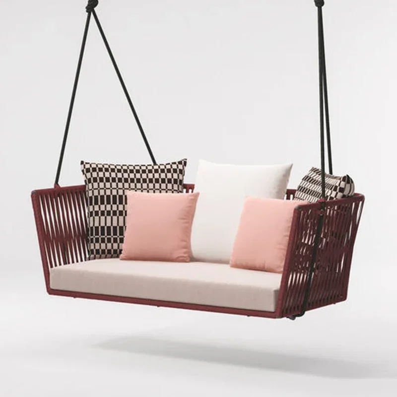 ~Swing Outdoor Courtyard Glider Seats Outdoor Nordic Balcony Rocking Chair Rattan Chair