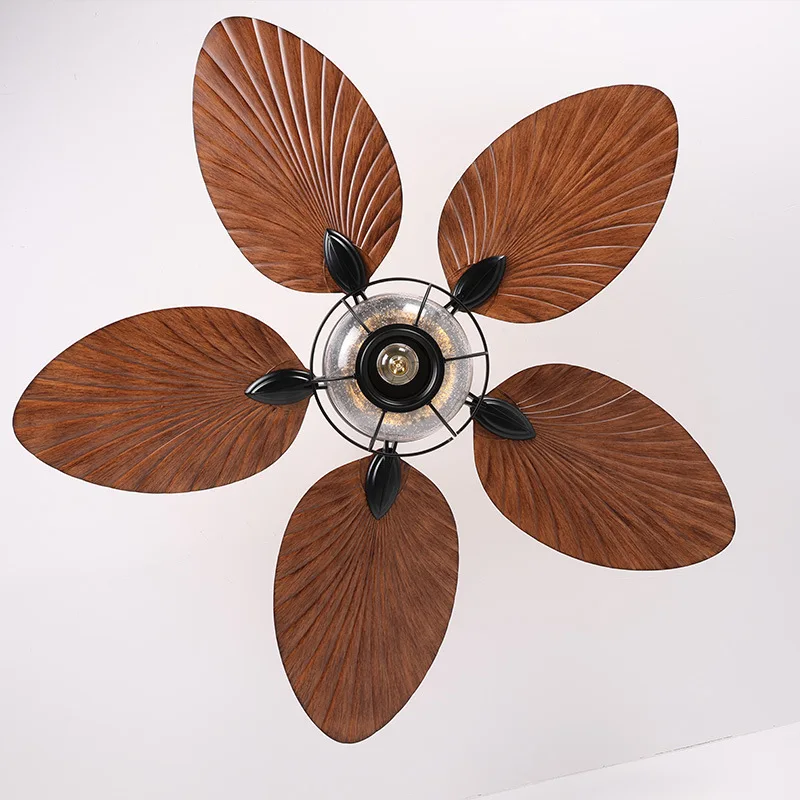 شرفة خارجية مروحة ضوء الرجعية شرفة فناء جناح مروحة السقف الأمريكية ضوء الزجاج غرفة الشمس مروحة رافعة #3