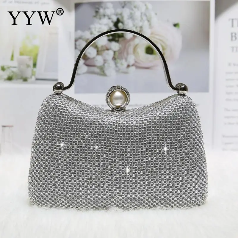 Luxury Women Clutch Bag With Diamonds 2023 Fashion Exquisite Vintage For Ladies Wedding Party Handbag Wallet Purse Evening Bag