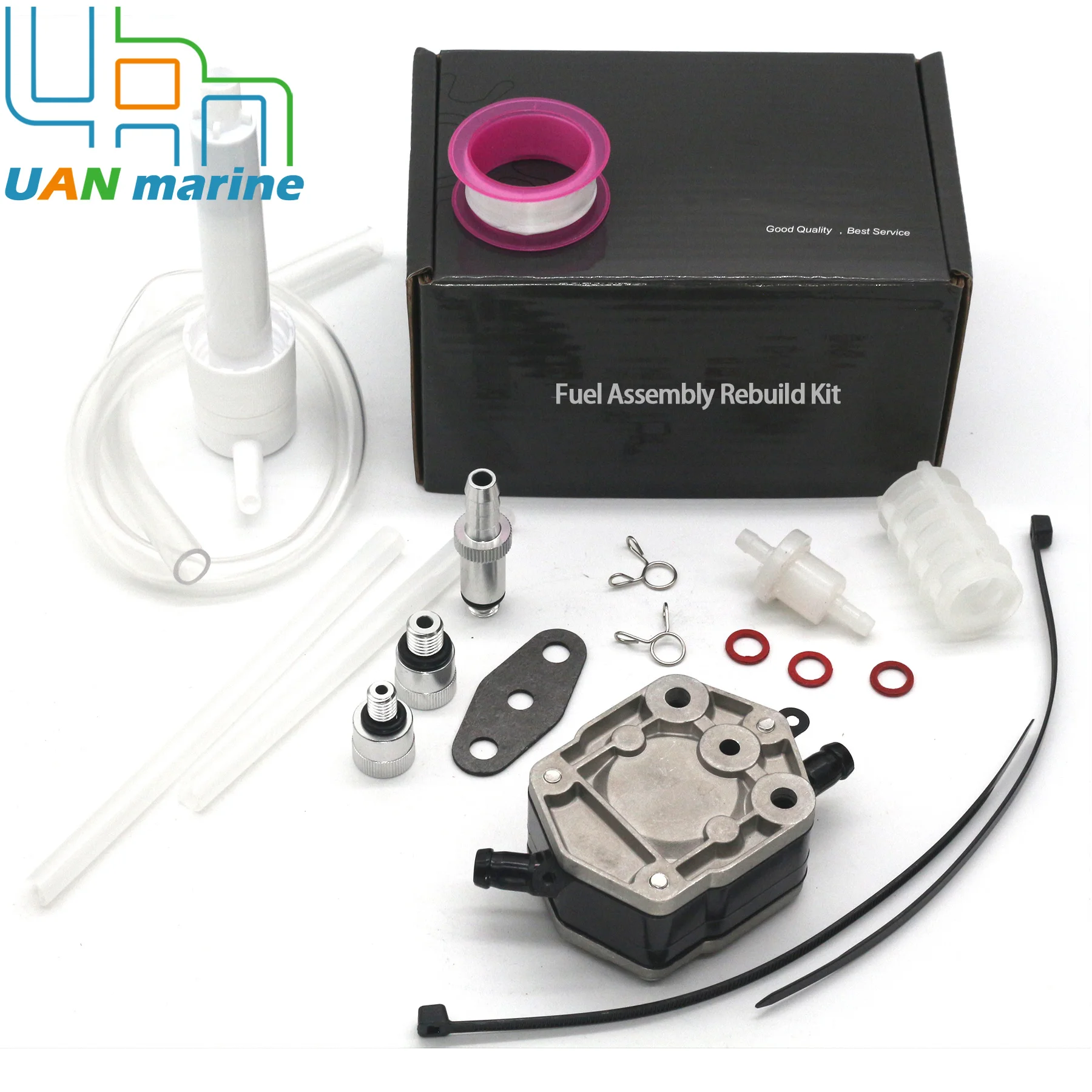 Marine Fuel Assembly Rebuild Kit Fits for Yamaha 2-Stroke 115-200 HP Outboard Motor 6E5-24410-00 6E5-24410-01 6E5-24410-10