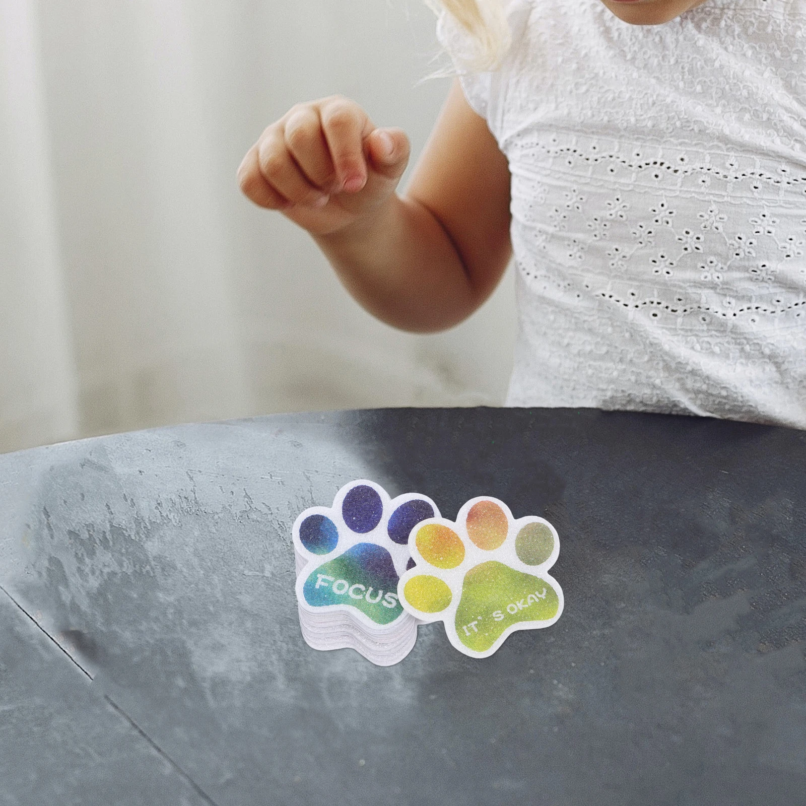 

10 Sheets Sensory Stickers Calm The Senses Reliever Calming for Pvc Strips Items Men